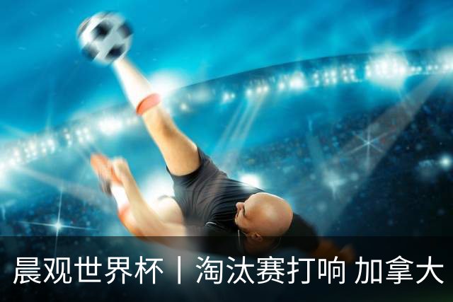 晨观世界杯丨淘汰赛打响 加拿大“绝杀”首进16强